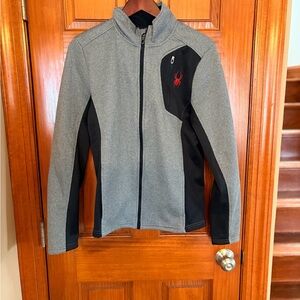 Spyder Men's Performance Jacket in Gray and Black
